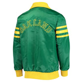 Oakland As Cooperstown Collection The Captain III Kelly Green Jacket - jnjjackets